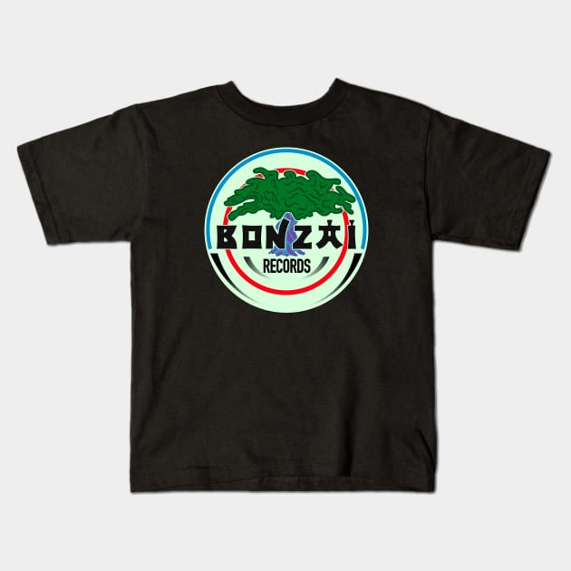 Bonzai Records Kids T-Shirt by GiGiGabutto